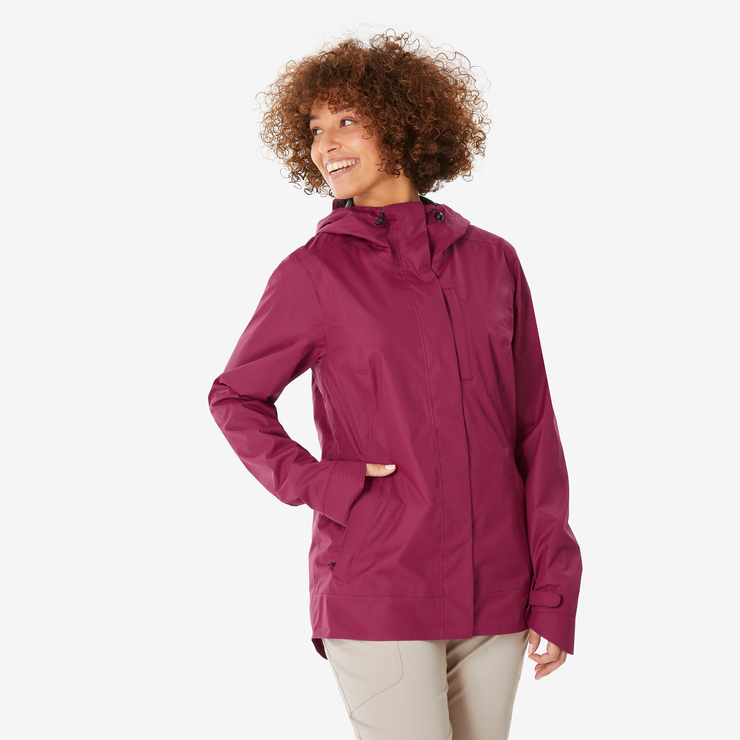 Chamarra de senderismo impermeable